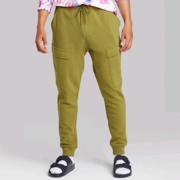 Original Use Olive Green Jogger Pants – Men’s XL – Cargo Style - Picture 1 of 13